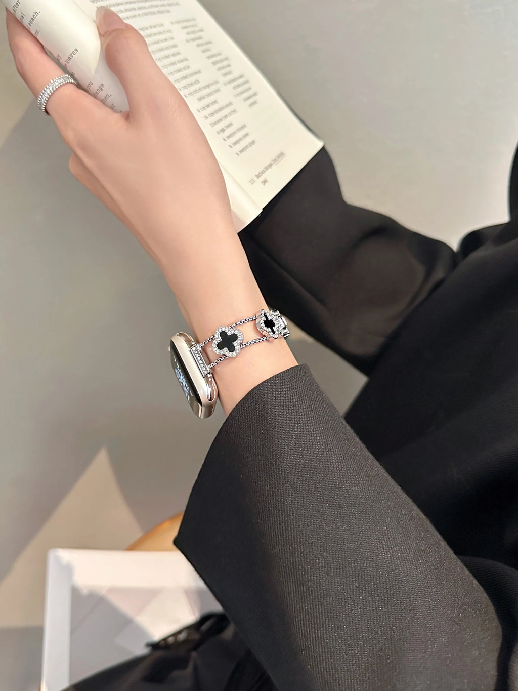 Apple Watch Armband Edelstahl, Gliederkette Premium