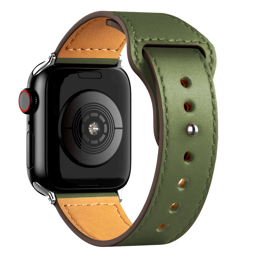 Apple Watch Armband Leder, Klassisch