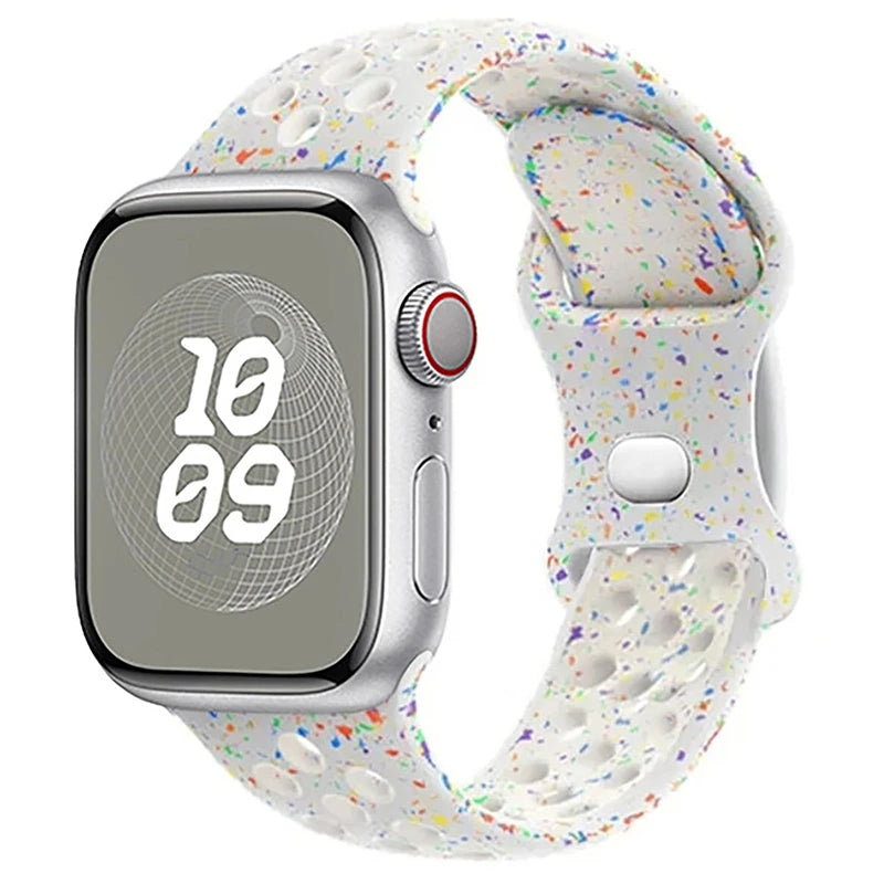 Apple Watch Armband Silikon, Sprenkel-Design