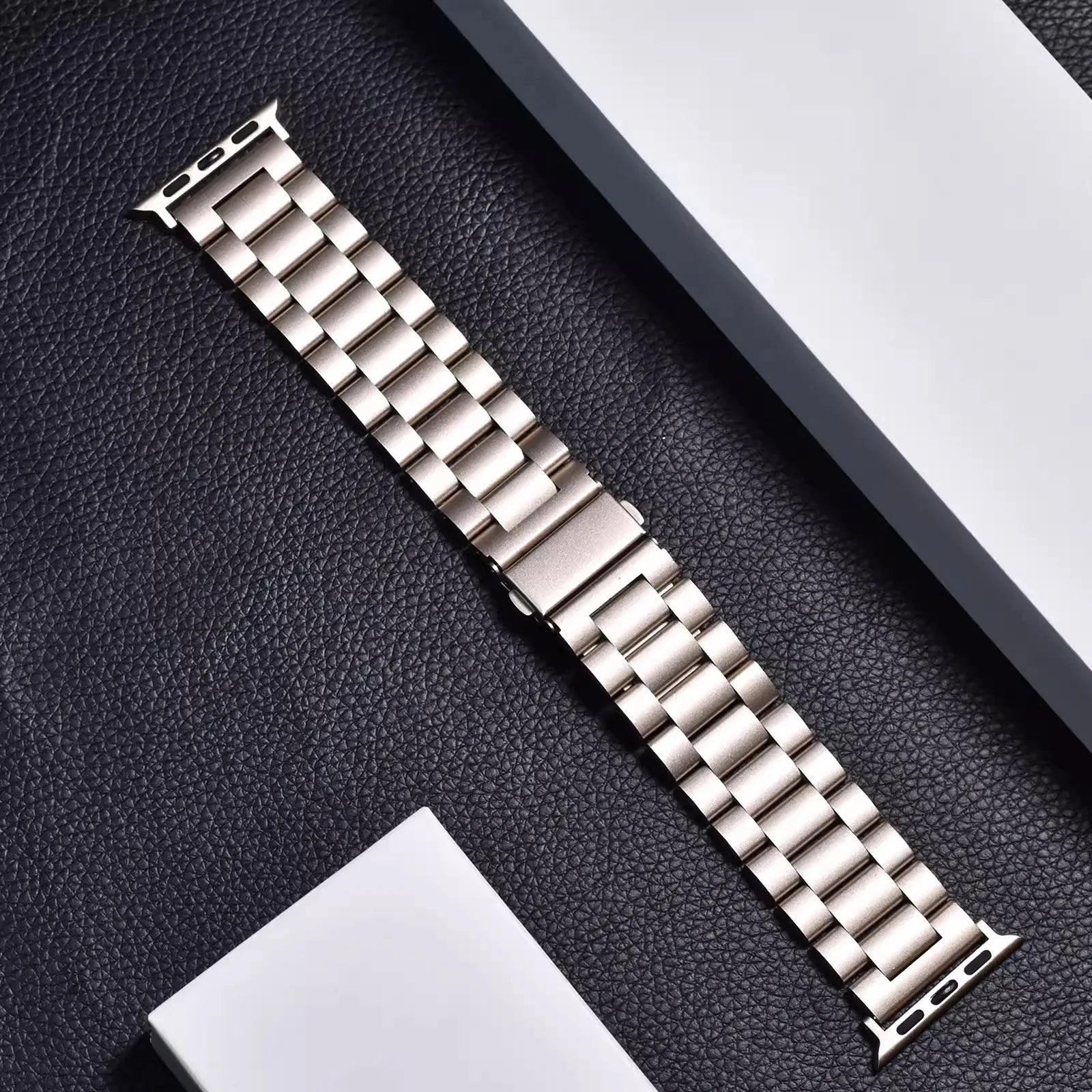 Apple Watch Armband Edelstahl, Luxus Gliederarmband