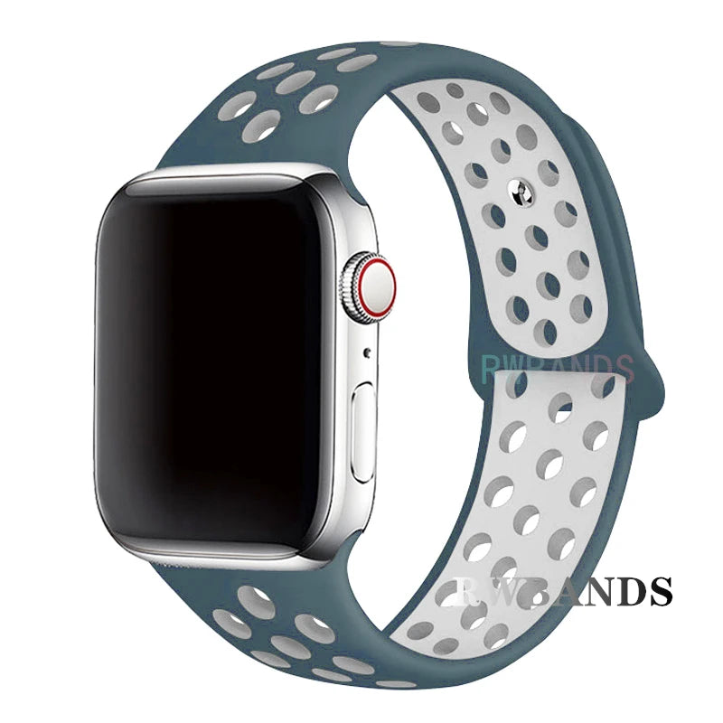 Apple Watch Armband Silikon, Atmungsaktiv