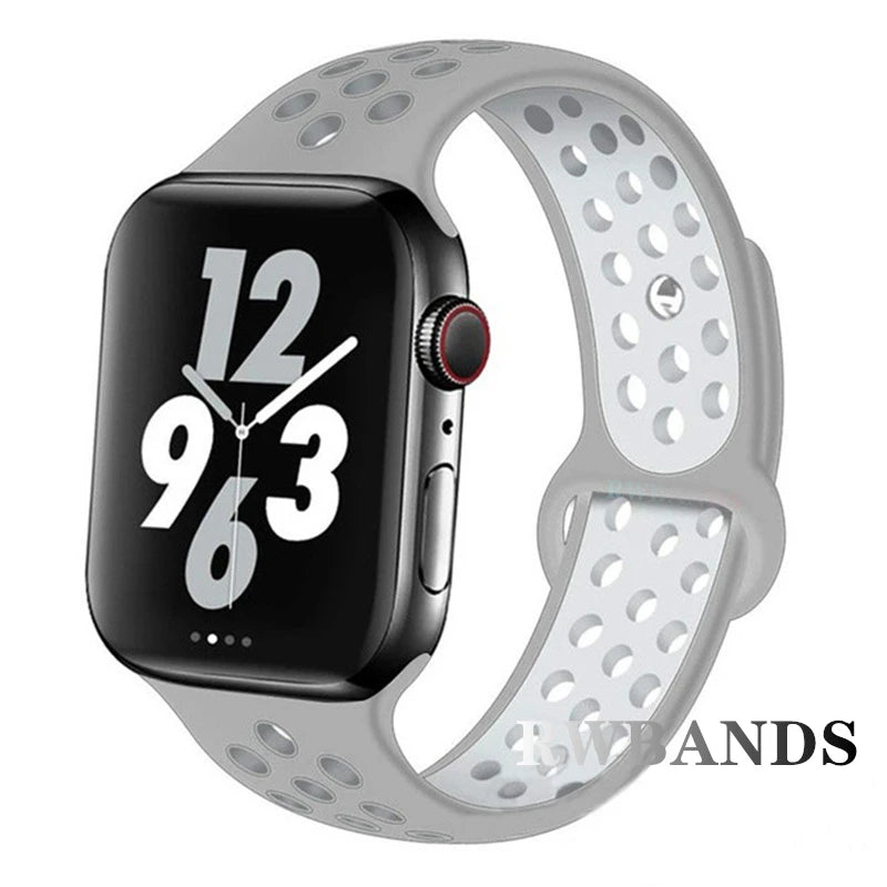 Apple Watch Armband Silikon, Atmungsaktiv