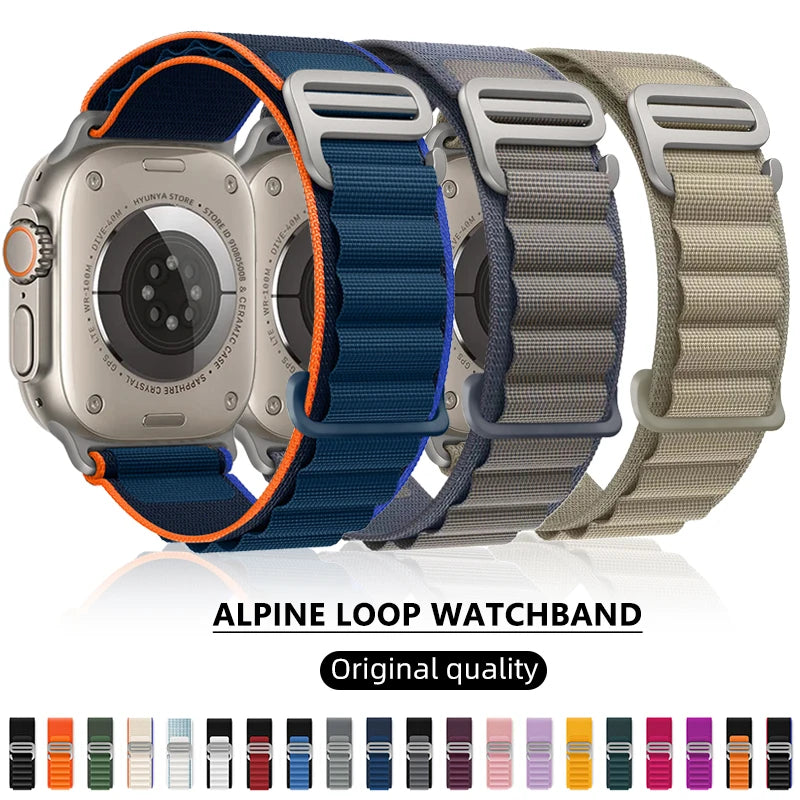 Apple Watch Armband Nylon, Alpine Loop