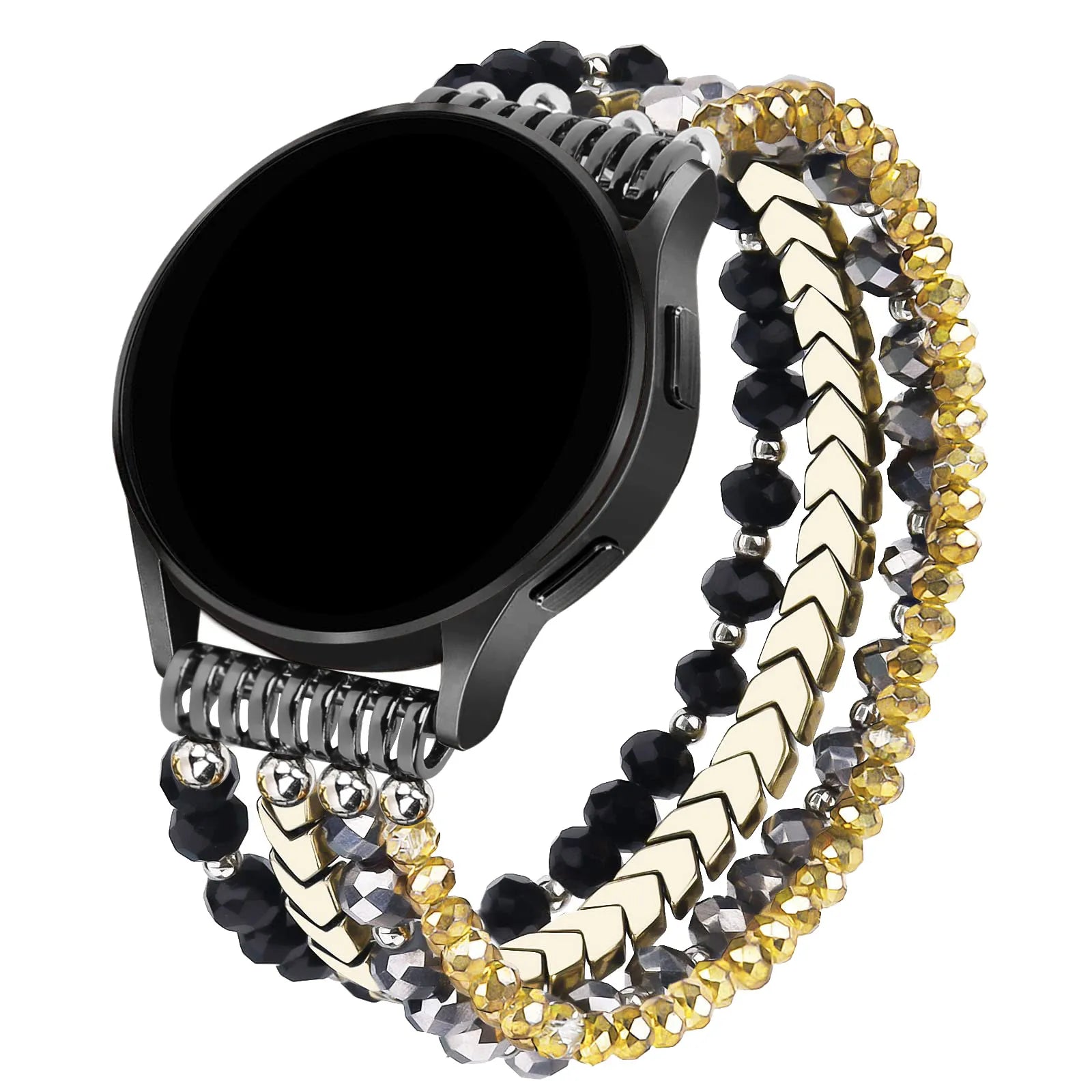 Samsung Galaxy Watch Armband Perlen, Damen Fashion