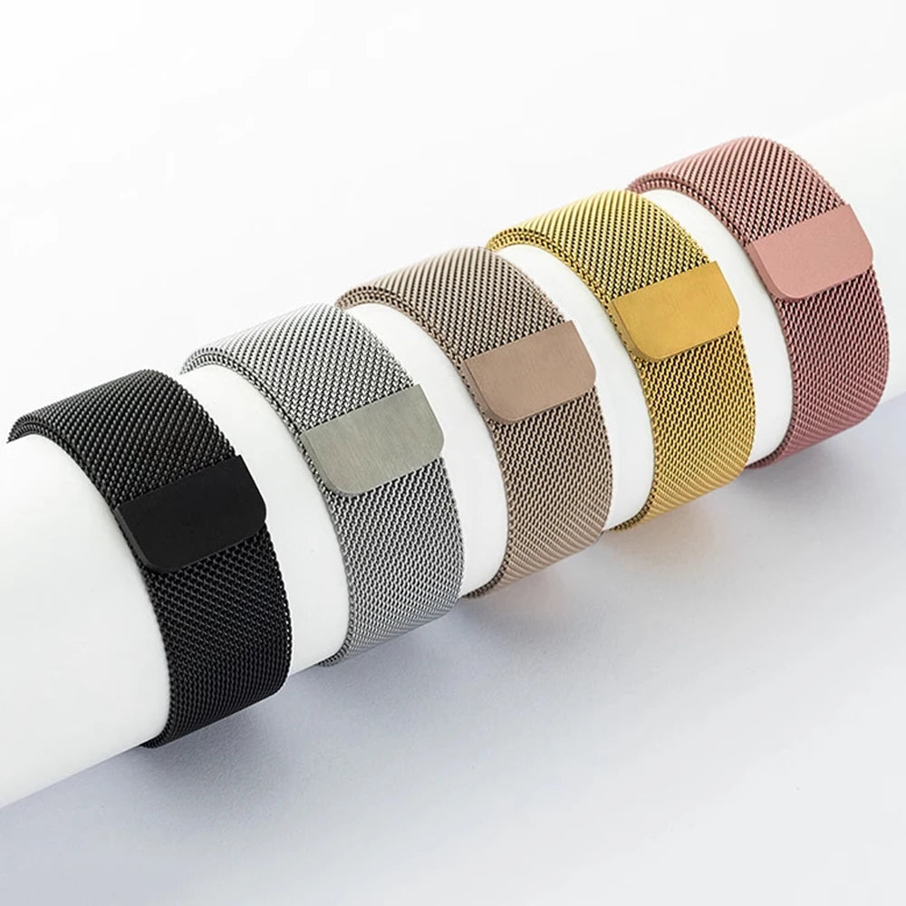 Apple Watch Armband Milanaise, Edelstahl Mesh