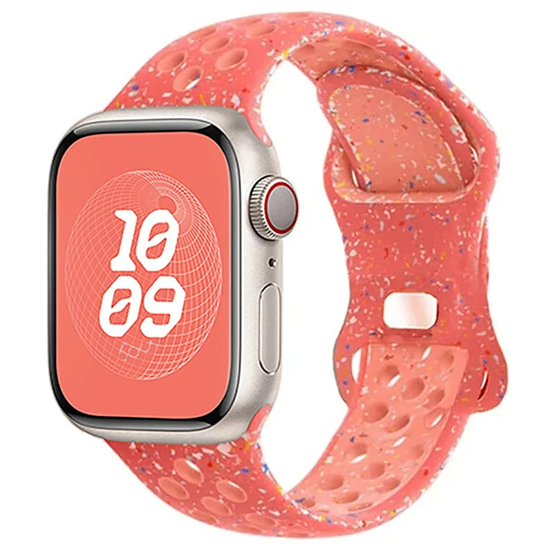 Apple Watch Armband Silikon, Sprenkel-Design
