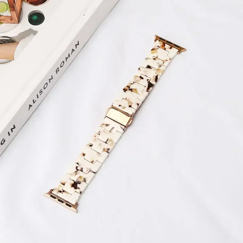 Apple Watch Armband Harz, Luxus Gliederkette