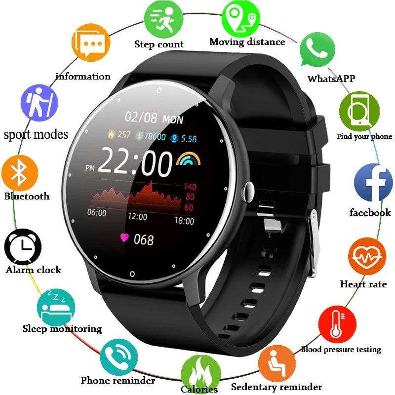 LIGE Smartwatch, Sport & Fitness für Damen und Herren