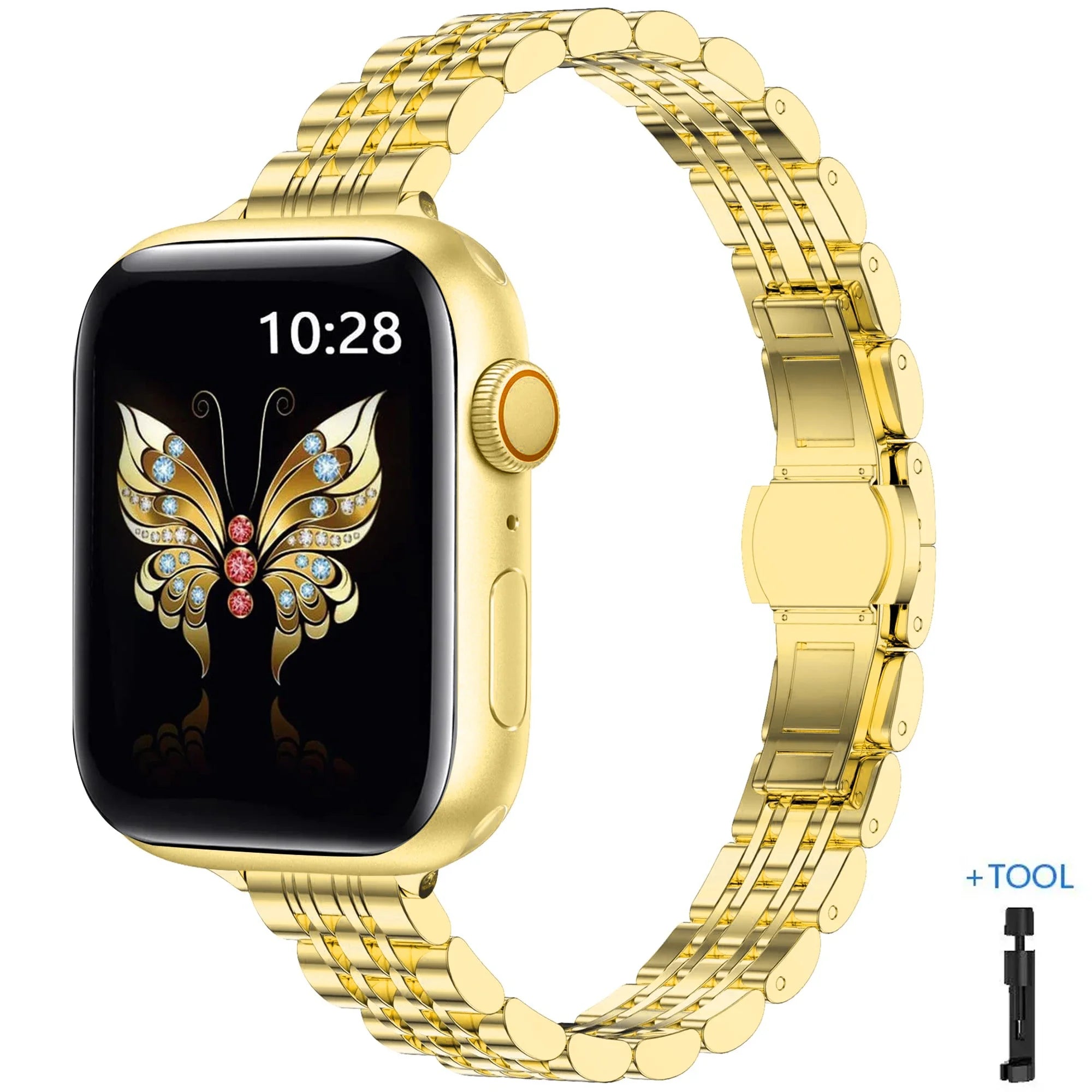 Apple Watch Armband Edelstahl, Damen Filigran