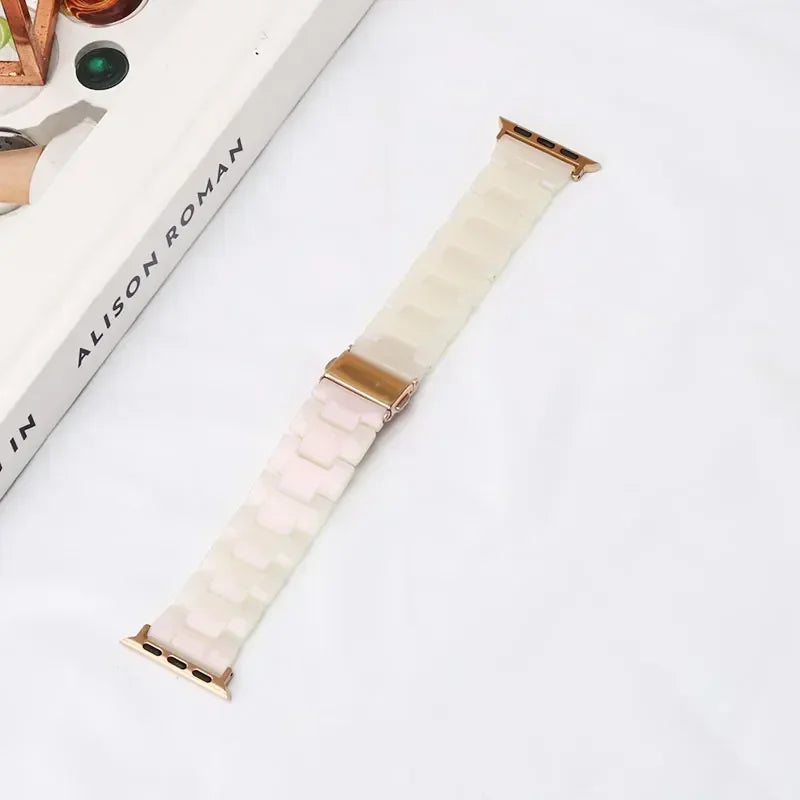 Apple Watch Armband Harz, Luxus Gliederkette