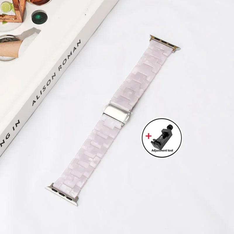 Apple Watch Armband Harz, Luxus Gliederkette