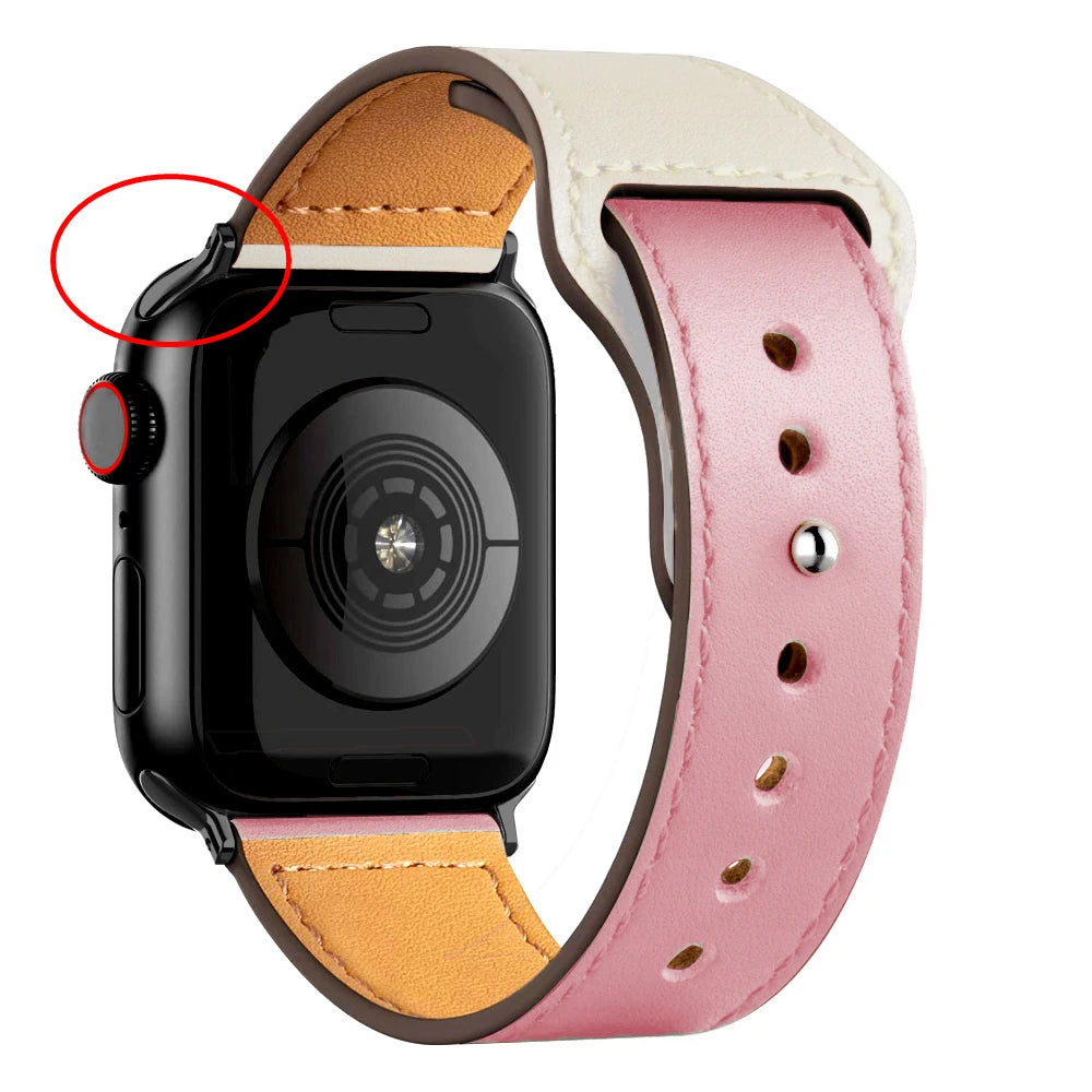 Apple Watch Armband Leder, Klassisch