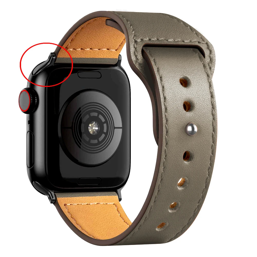 Apple Watch Armband Leder, Klassisch
