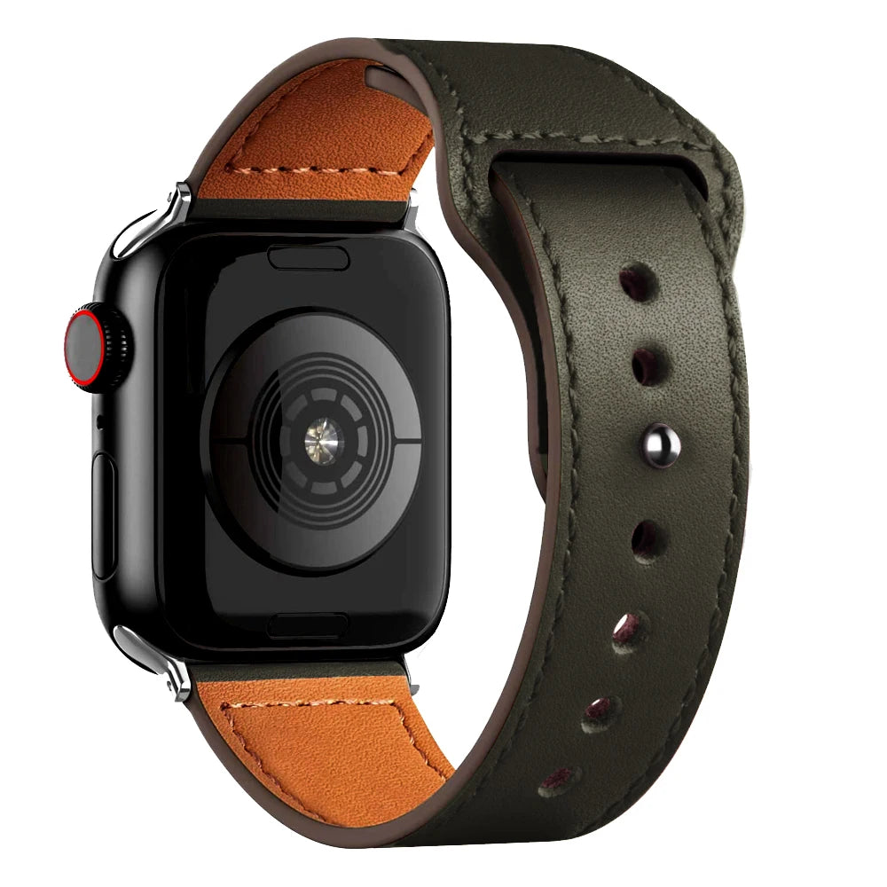 Apple Watch Armband Leder, Klassisch