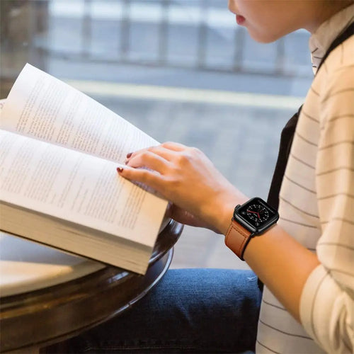 Apple Watch Armband Leder, Klassisch