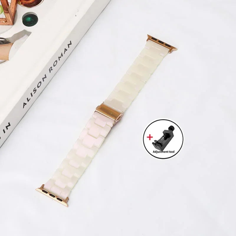 Apple Watch Armband Harz, Luxus Gliederkette