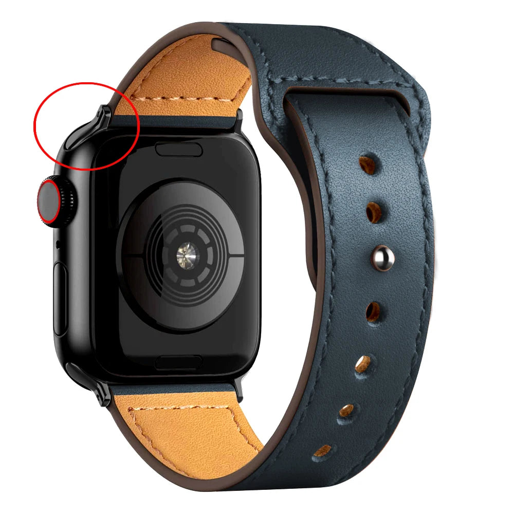 Apple Watch Armband Leder, Klassisch