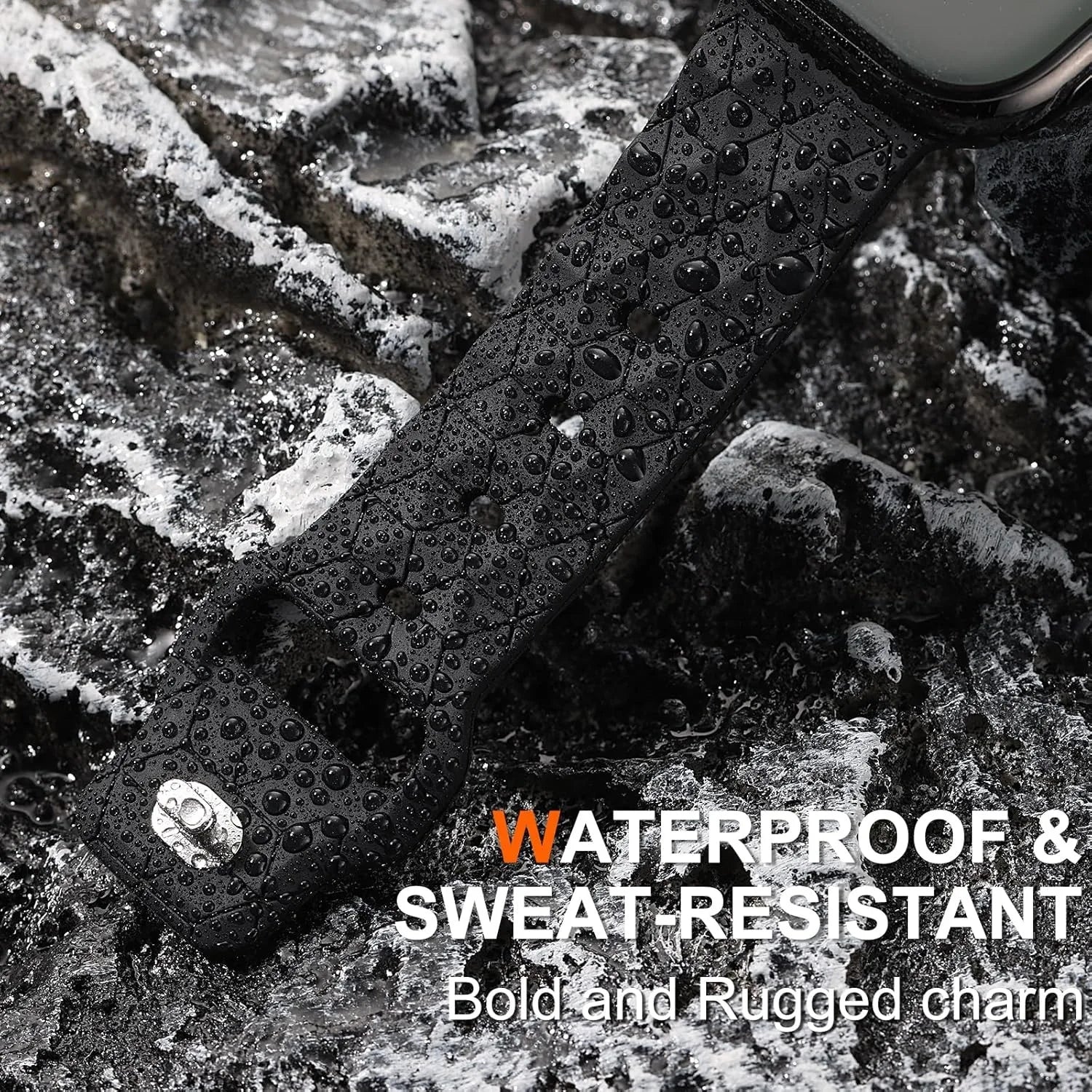 Apple Watch Armband Silikon, Fußball-Muster
