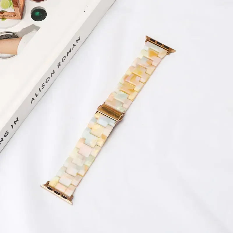 Apple Watch Armband Harz, Luxus Gliederkette