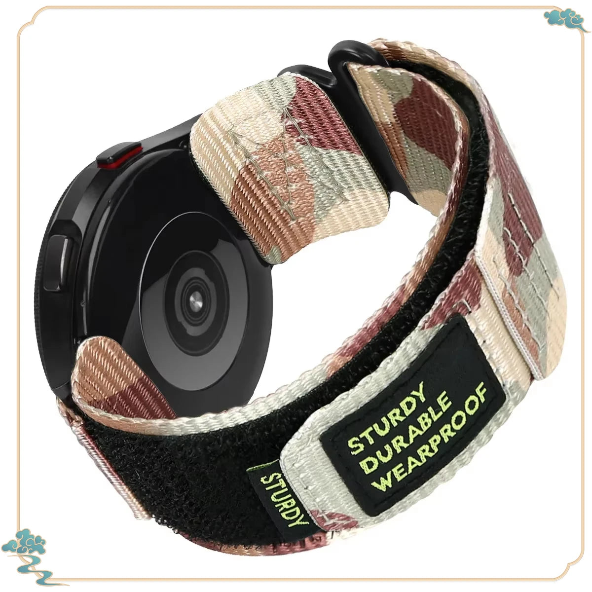 Samsung Watch Armband Nylon, Camouflage