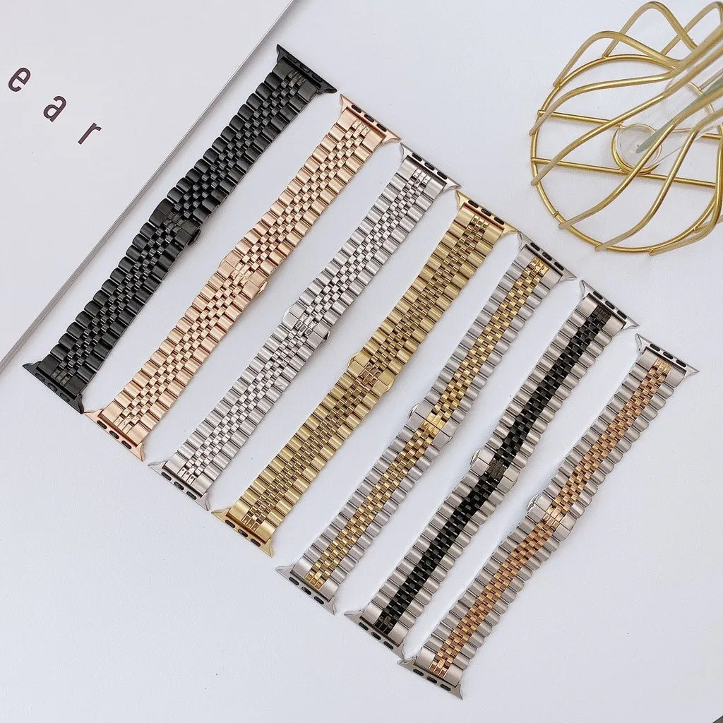 Apple Watch Armband Edelstahl, Metallic