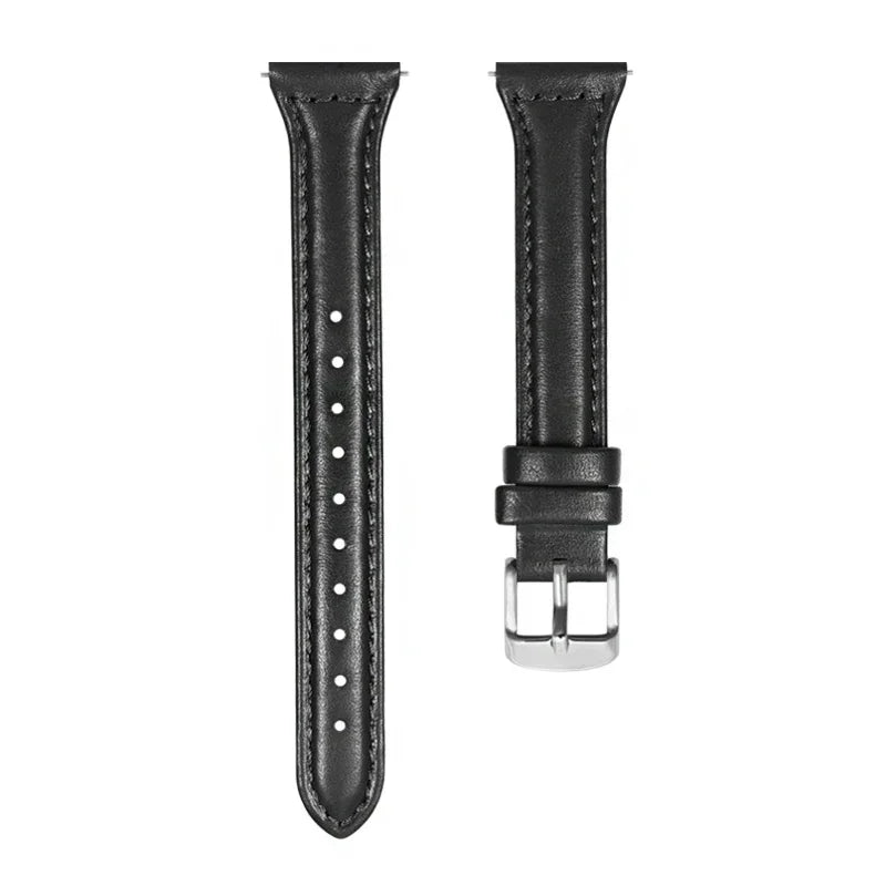 Samsung Watch Armband Leder, Slim Klassisch