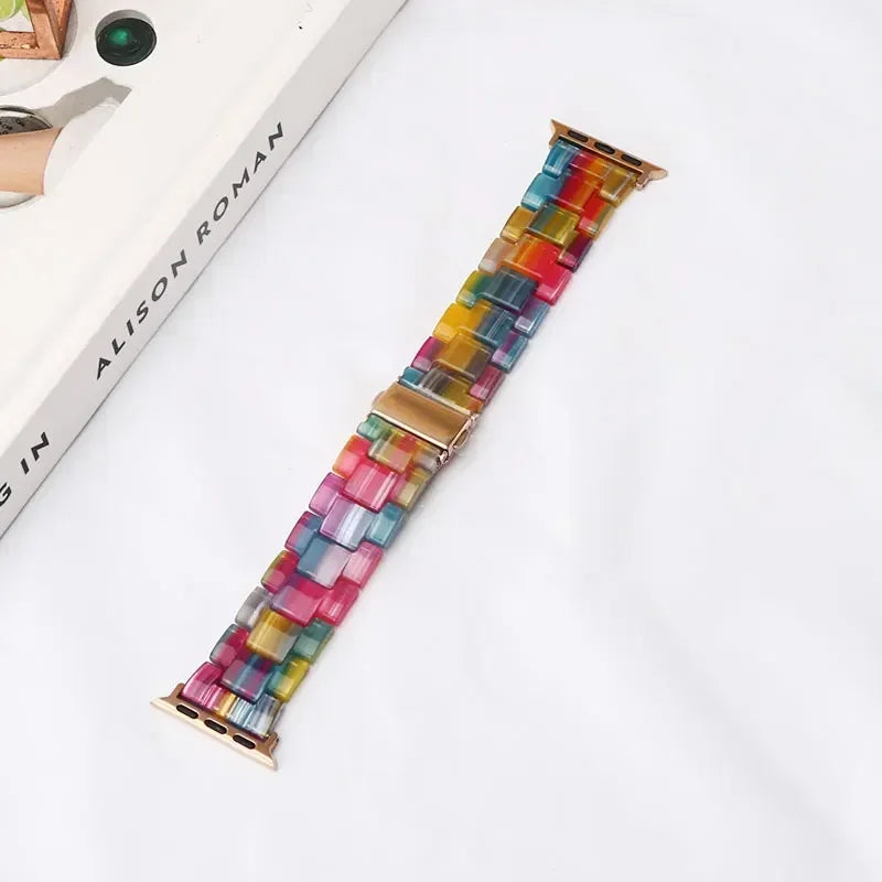 Apple Watch Armband Harz, Luxus Gliederkette