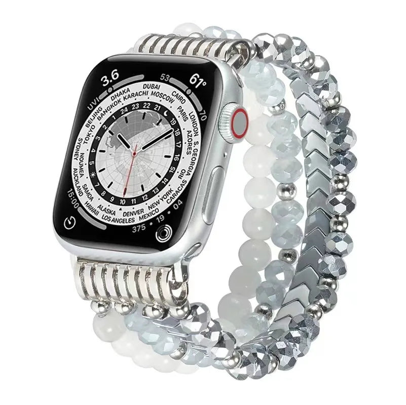 Apple Watch Armband Perlen, Damen Handmade
