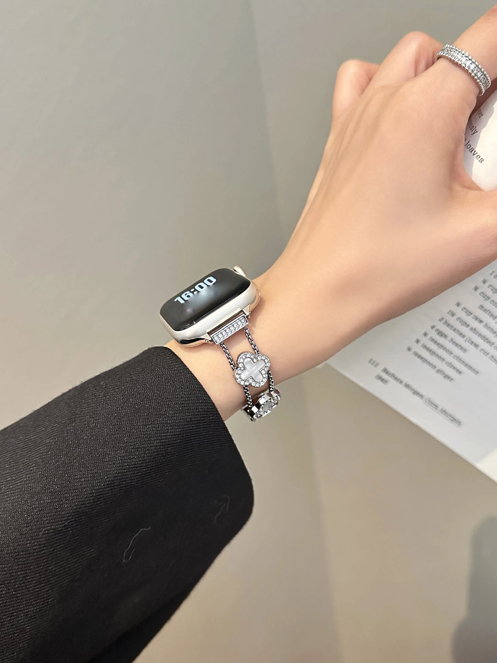 Apple Watch Armband Edelstahl, Gliederkette Premium