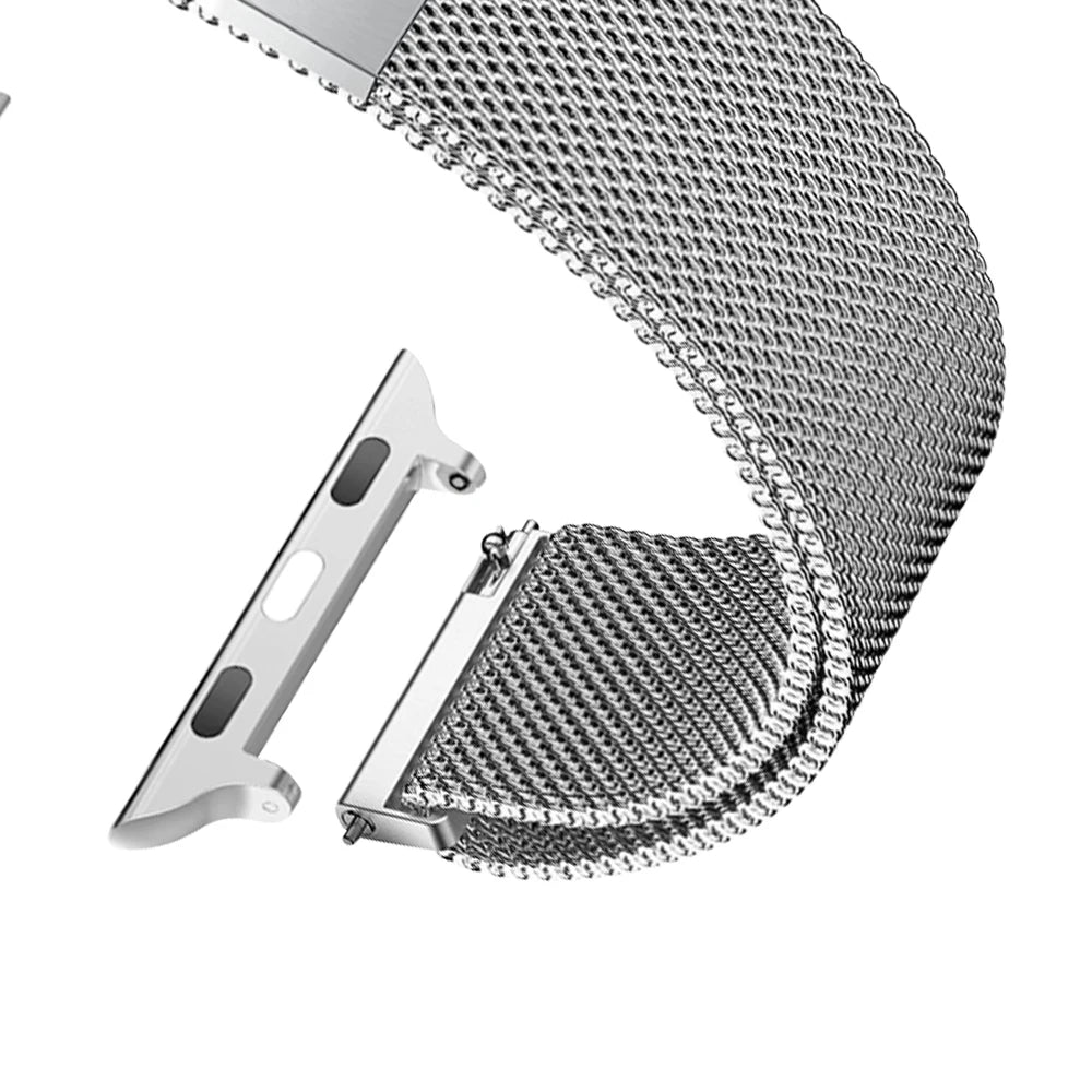 Apple Watch Armband Milanaise, Edelstahl Mesh