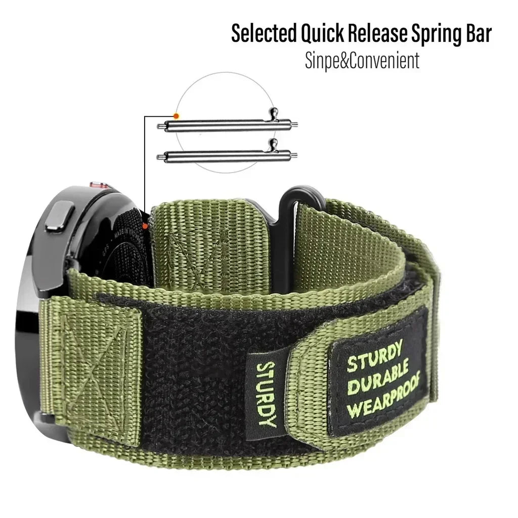 Samsung Watch Armband Nylon, Camouflage