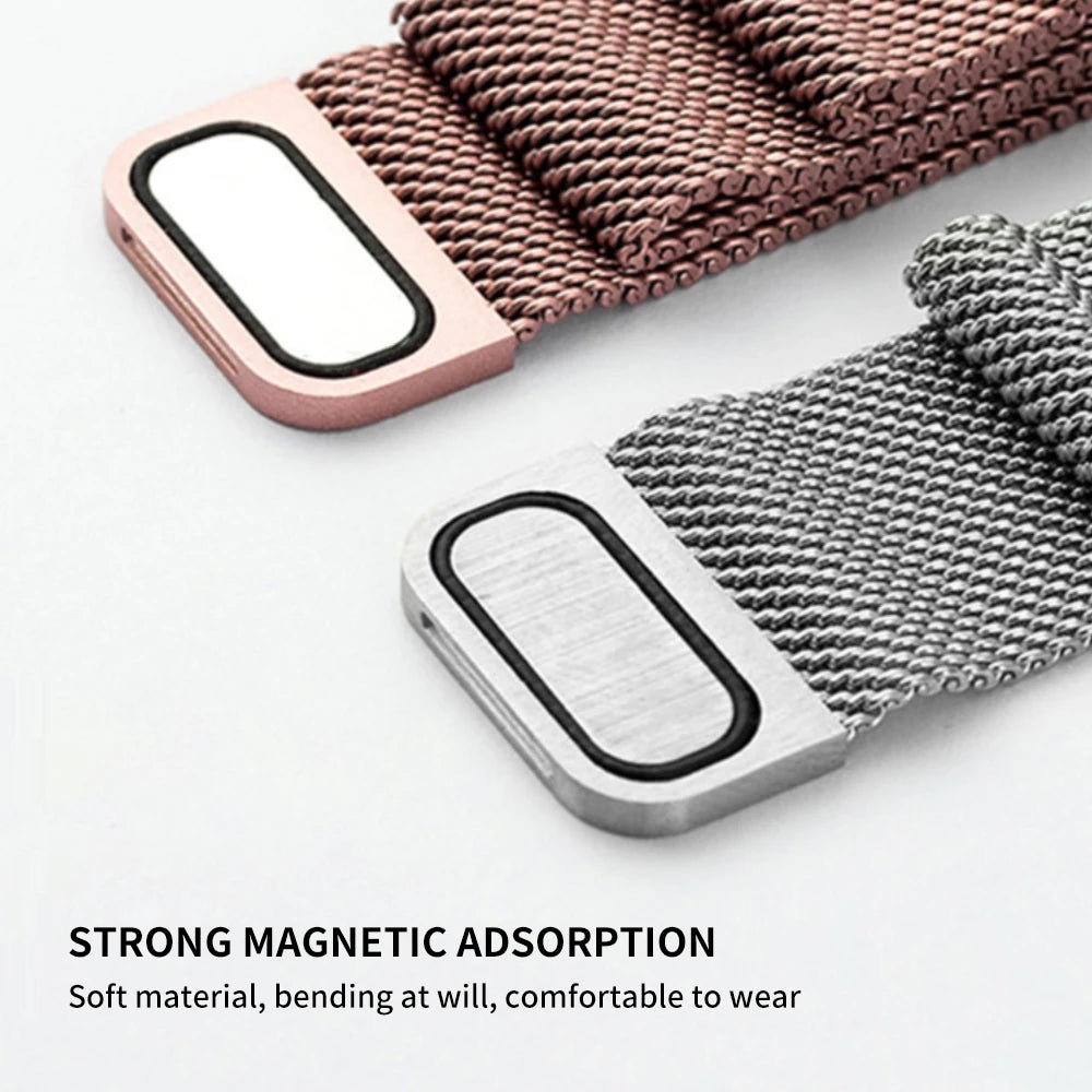 Apple Watch Armband Milanaise, Edelstahl Mesh