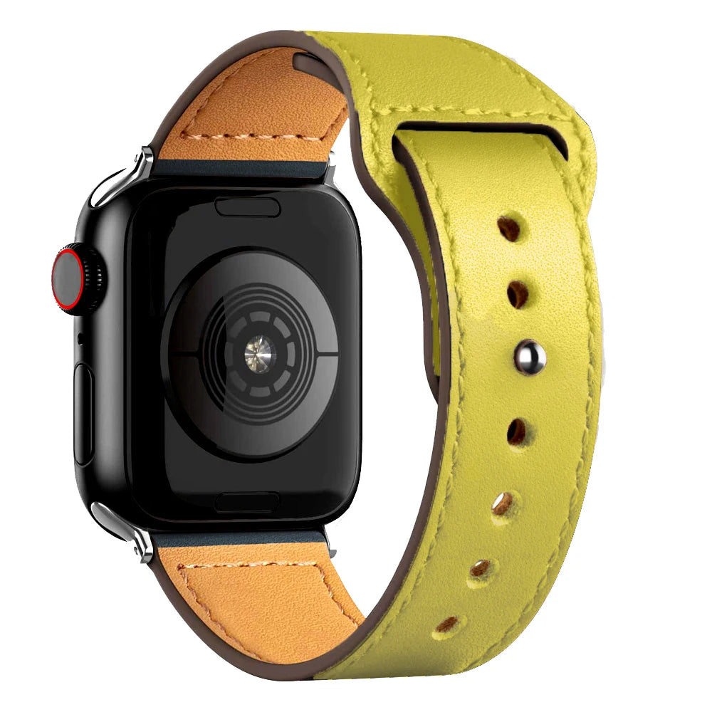 Apple Watch Armband Leder, Klassisch