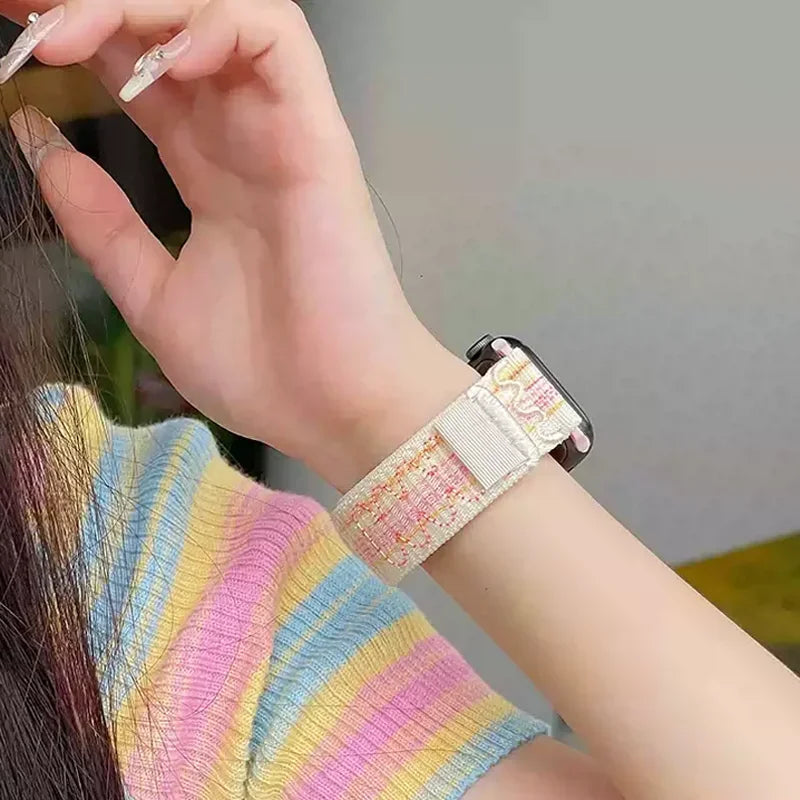 Apple Watch Armband Nylon, Sport Loop Gewebt