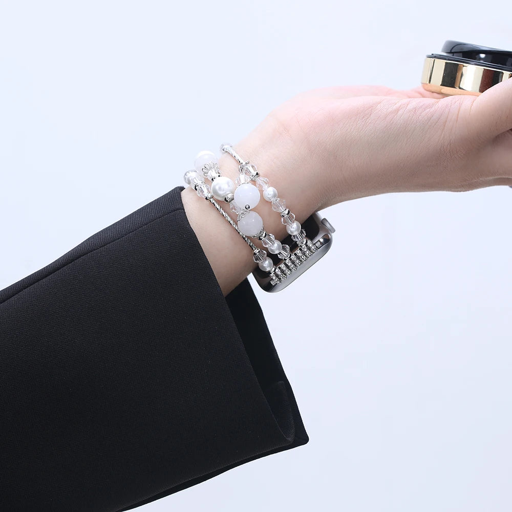 Apple Watch Armband Perlen, Damen Fashion