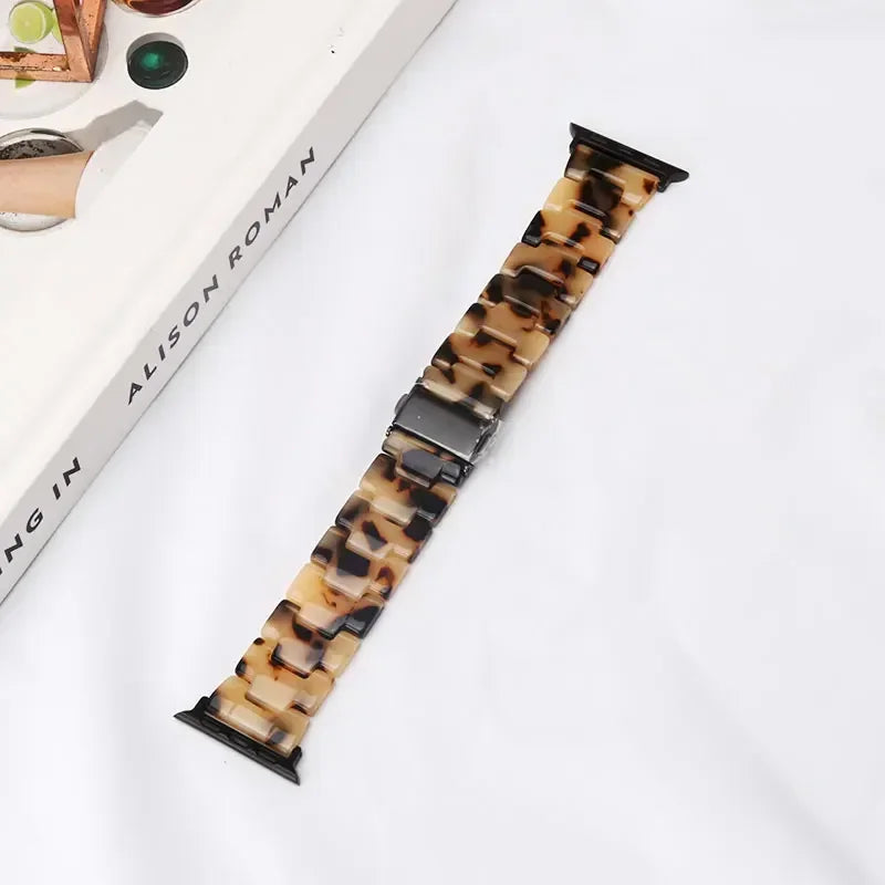 Apple Watch Armband Harz, Luxus Gliederkette