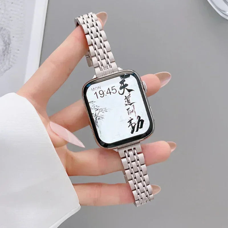 Apple Watch Armband Edelstahl, Damen Filigran