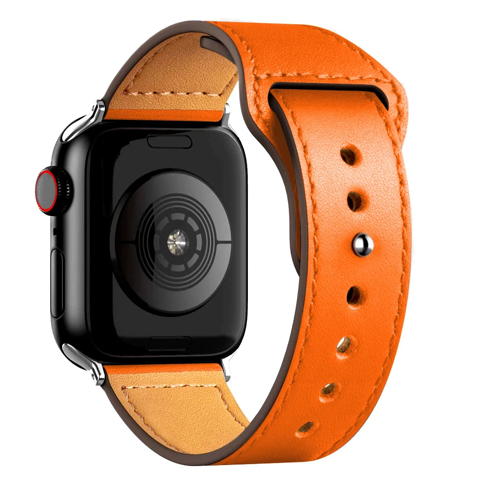 Apple Watch Armband Leder, Klassisch