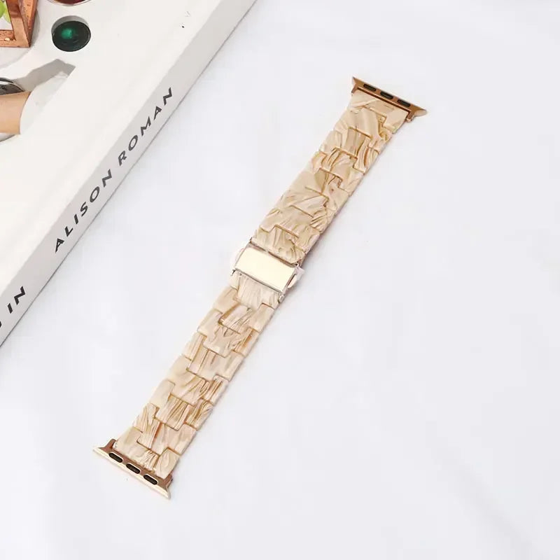 Apple Watch Armband Harz, Luxus Gliederkette