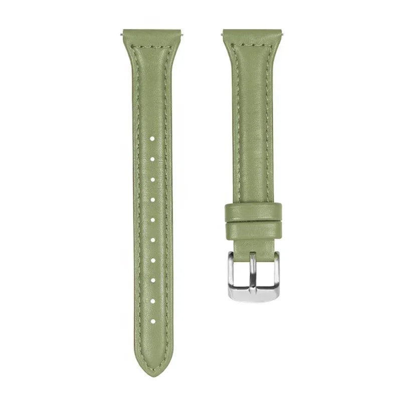 Samsung Watch Armband Leder, Slim Klassisch
