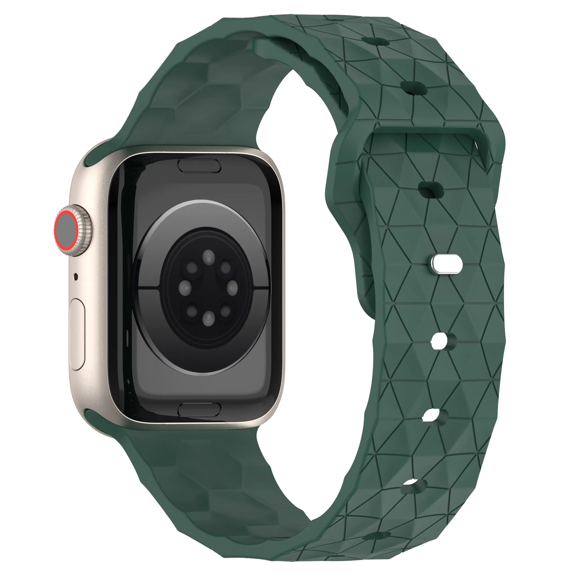 Apple Watch Armband Silikon, Fußball-Muster
