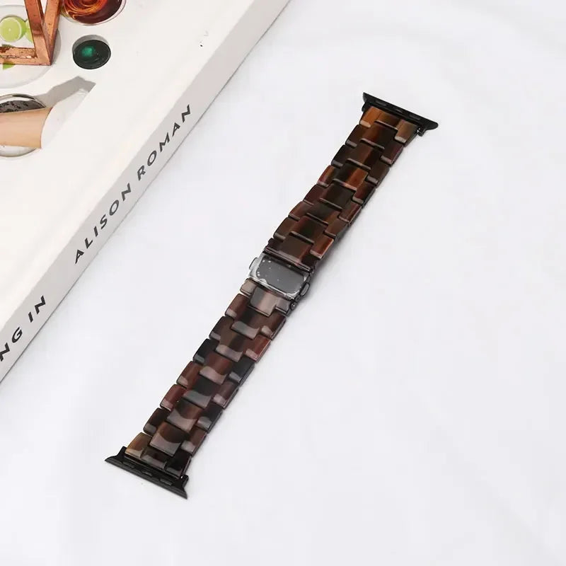 Apple Watch Armband Harz, Luxus Gliederkette