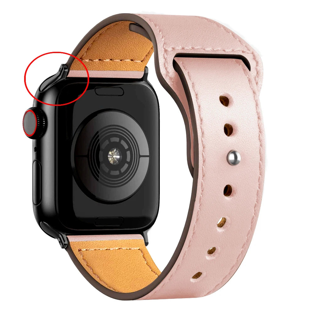 Apple Watch Armband Leder, Klassisch