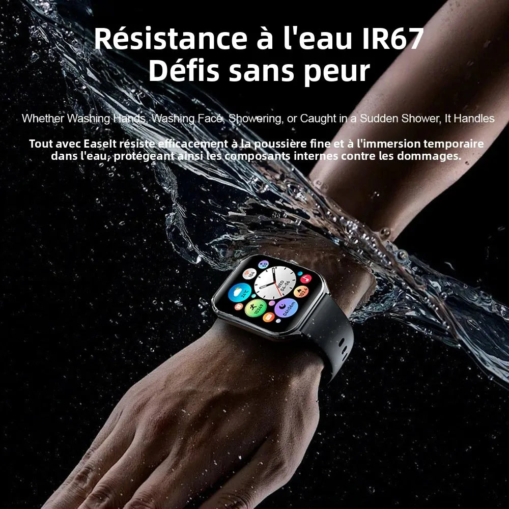Smartwatch Ultra Slim, 1,96 Zoll AMOLED & Telefonie
