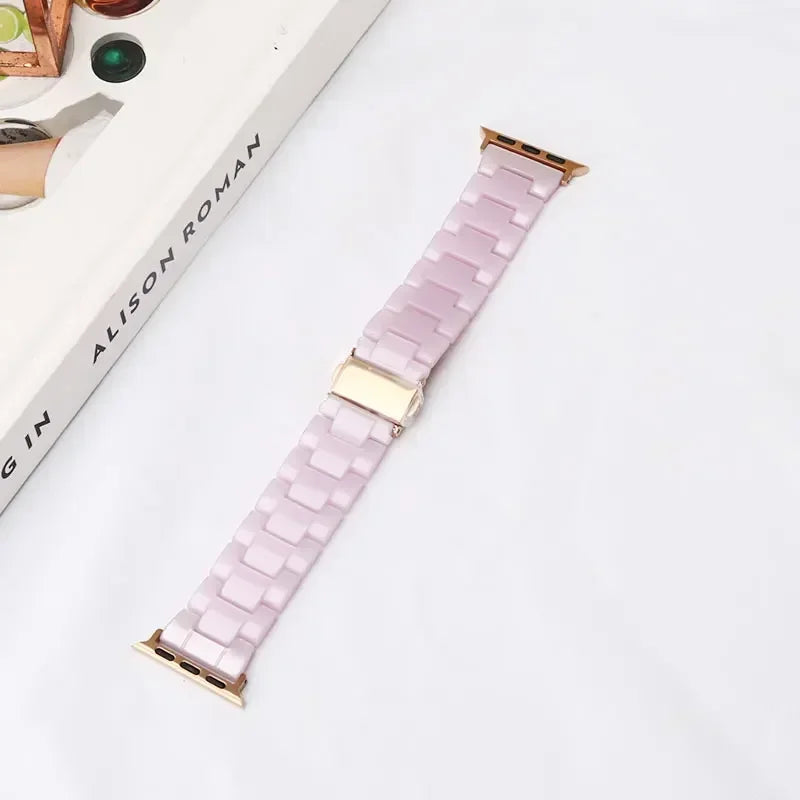 Apple Watch Armband Harz, Luxus Gliederkette