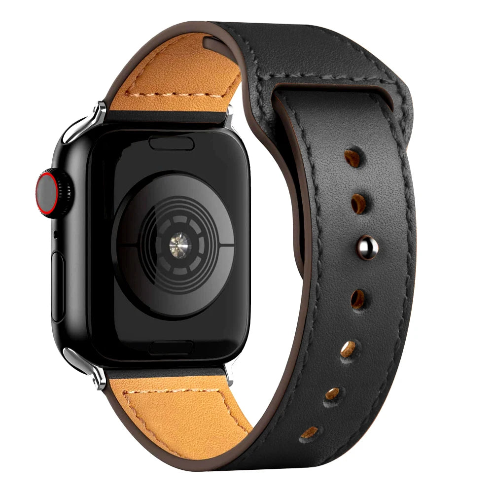 Apple Watch Armband Leder, Klassisch
