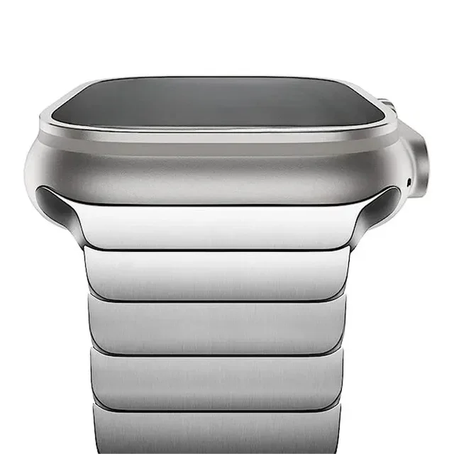 Apple Watch Armband Edelstahl, Luxus Gliederarmband