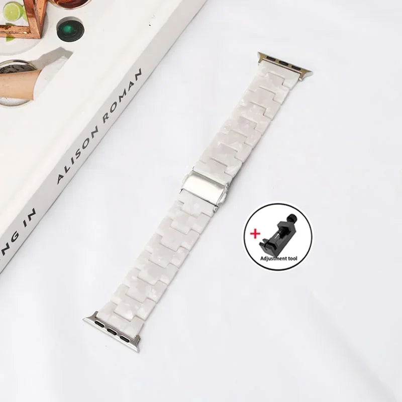 Apple Watch Armband Harz, Luxus Gliederkette