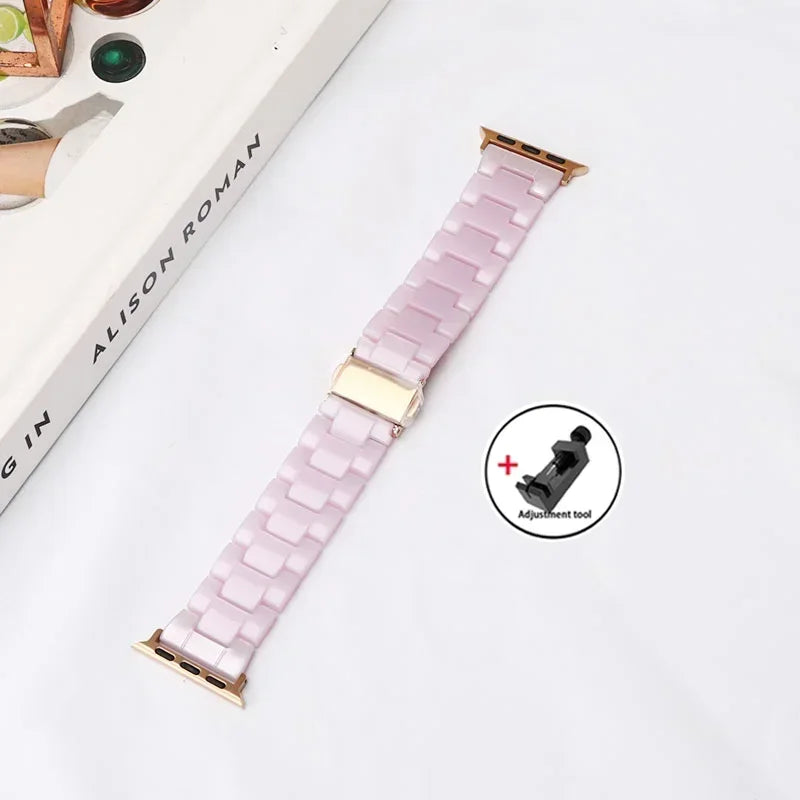 Apple Watch Armband Harz, Luxus Gliederkette