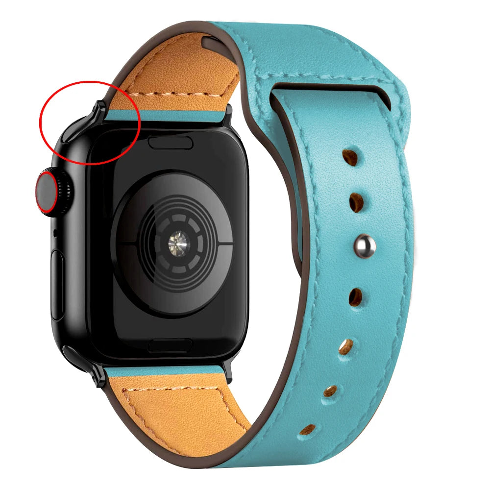 Apple Watch Armband Leder, Klassisch